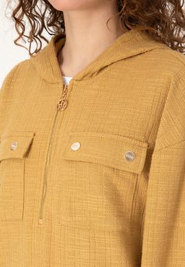 Kadın Hardal Sweatshirt - 50309475016