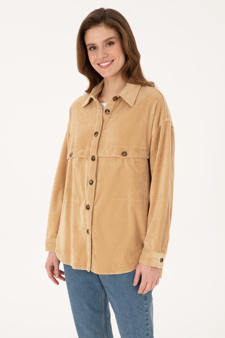Kadın Kum Örme Gömlek - 50272140008