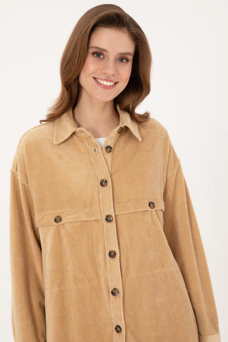 Kadın Kum Örme Gömlek - 50272140008