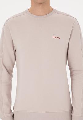 Erkek Regular Fit Bisiklet Yaka Taş Sweatshirt - 50315598019