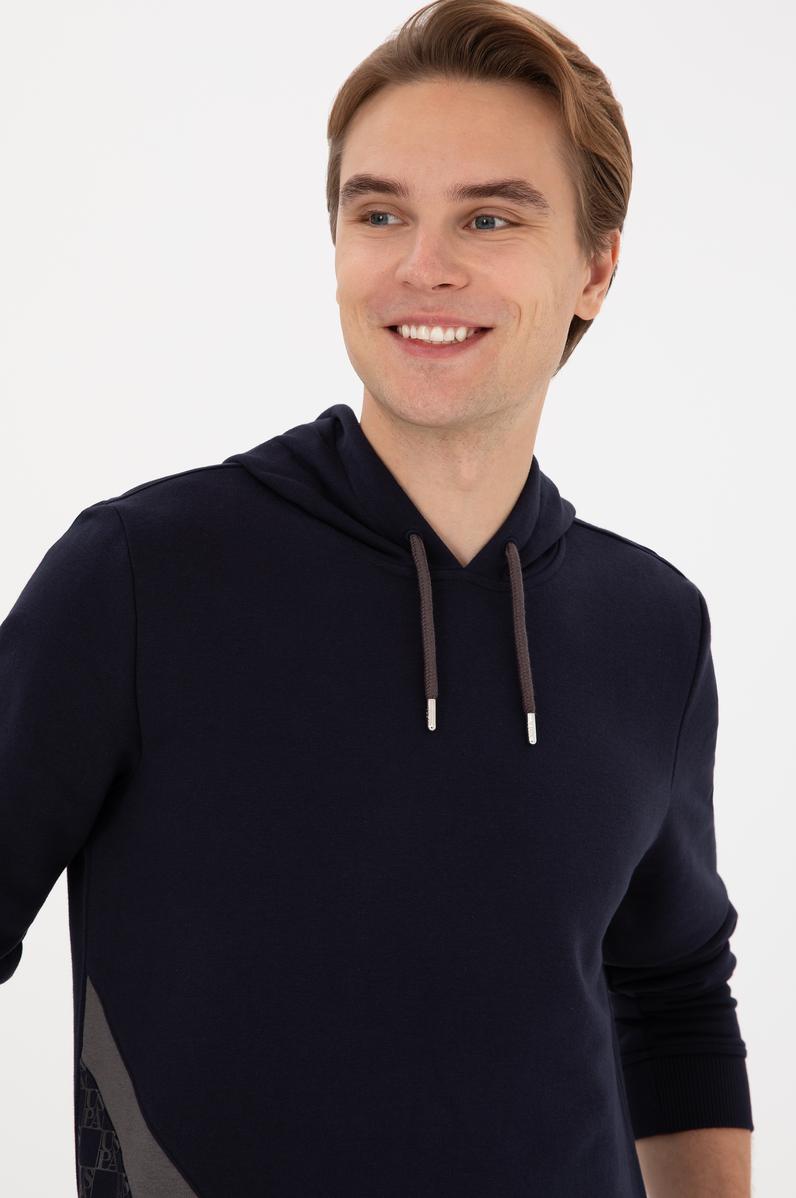 Erkek Lacivert Sweatshirt