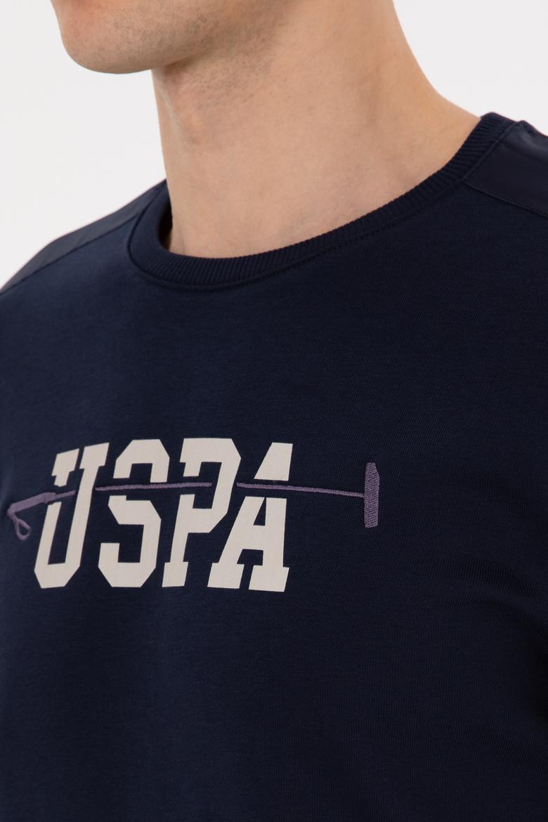 Erkek Regular Fit Bisiklet Yaka Lacivert Sweatshirt - 50315536018