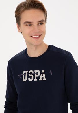 Erkek Regular Fit Bisiklet Yaka Lacivert Sweatshirt - 50315536018