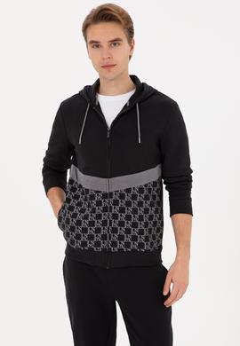 Erkek Siyah Örme Hırka - 50315668013