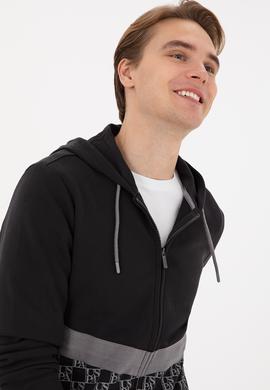 Erkek Siyah Örme Hırka - 50315668013