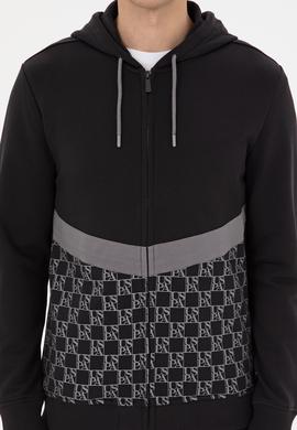 Erkek Siyah Örme Hırka - 50315668013