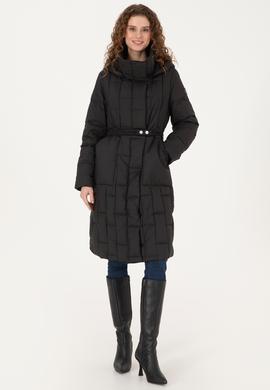 Kadın Siyah Kaban - 50308614022