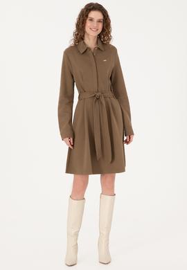 Kadın Haki Örme Elbise - 50309458006