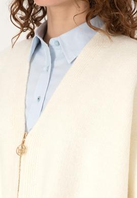 Kadın Krem Triko Panço - 50309711001