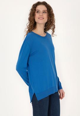 Kadın MAVİ Basic Kazak - 50313579024