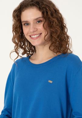 Kadın MAVİ Basic Kazak - 50313579024