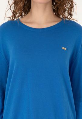 Kadın MAVİ Basic Kazak - 50313579024