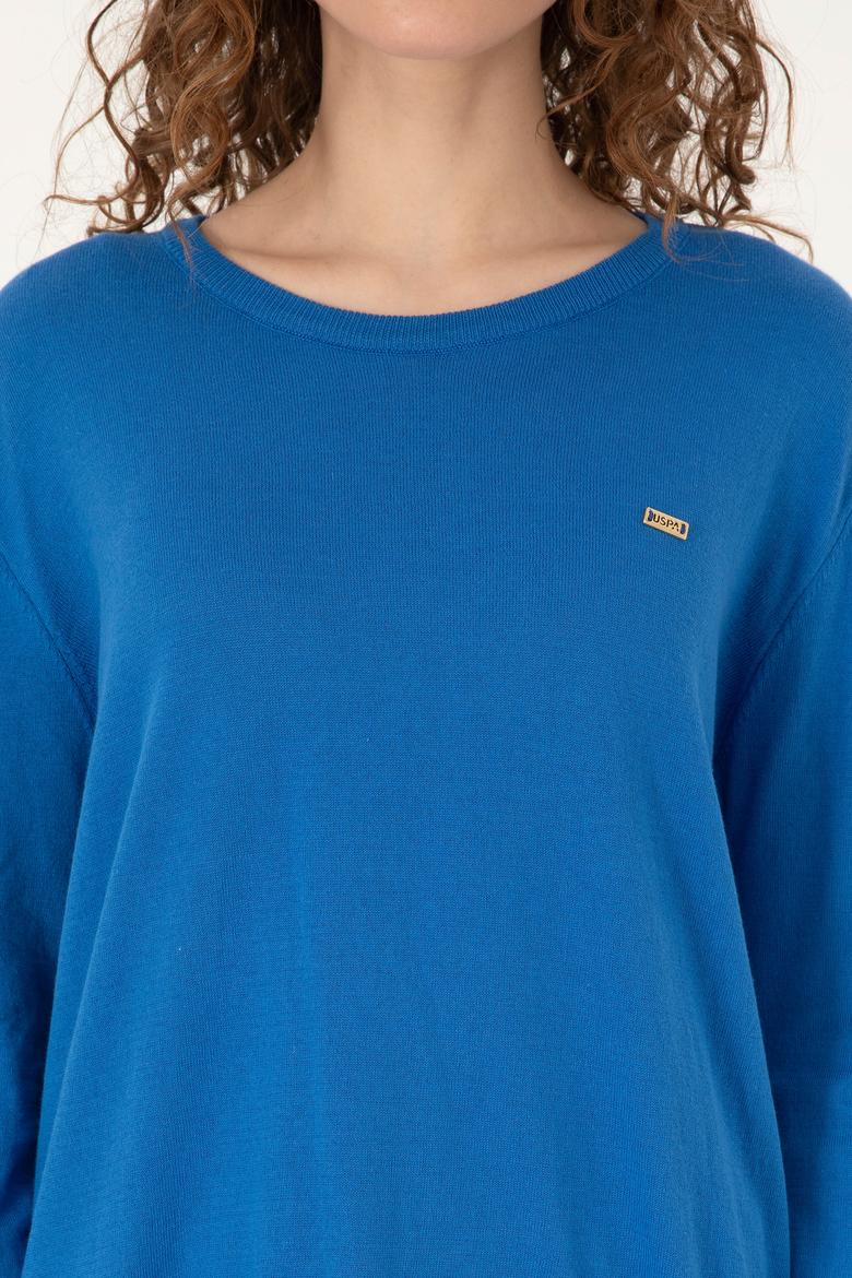 Kadın MAVİ Basic Kazak - 50313579024