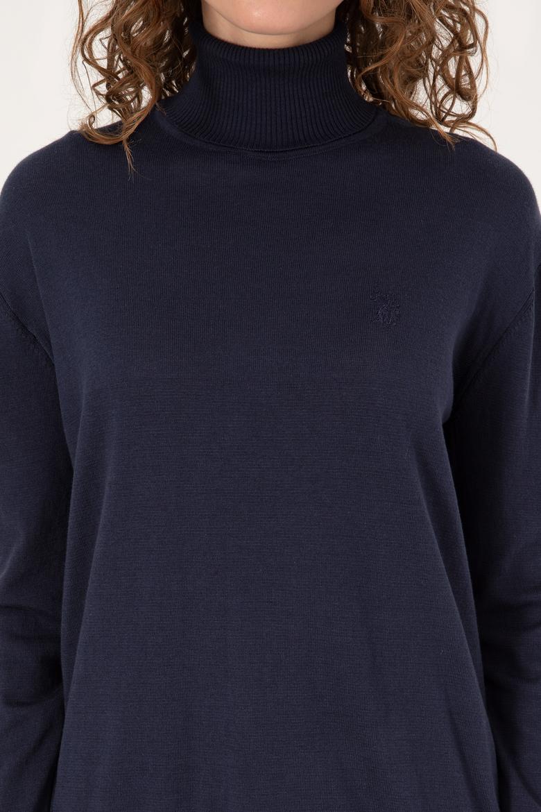 Kadın Lacivert Basic Kazak - 50313621008