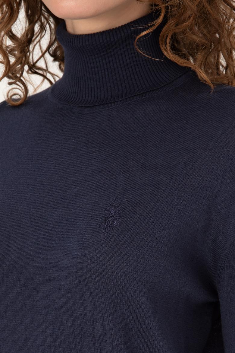 Kadın Lacivert Basic Kazak - 50313621008