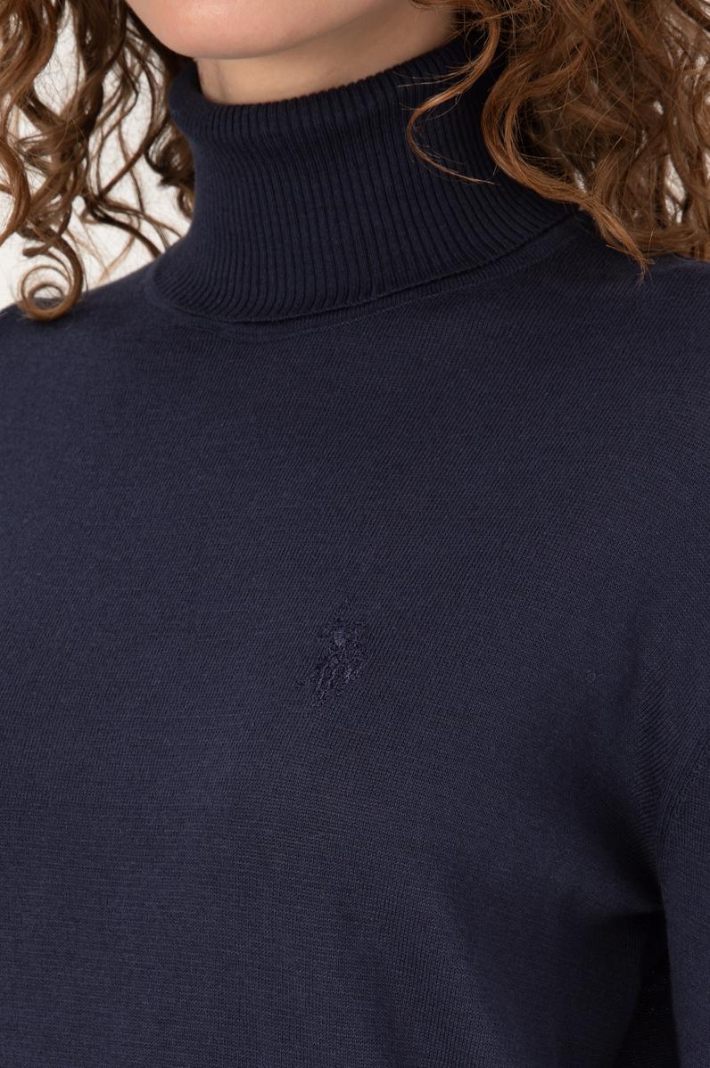 Kadın Lacivert Basic Kazak