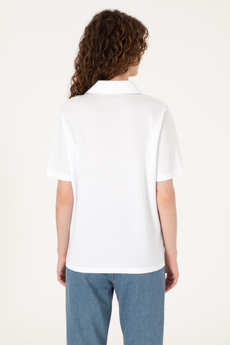 Kadın Beyaz Tişört - 50319995006