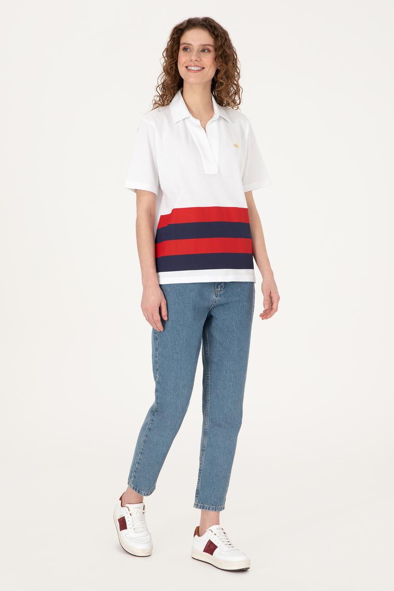 Kadın Beyaz Tişört - 50319995006