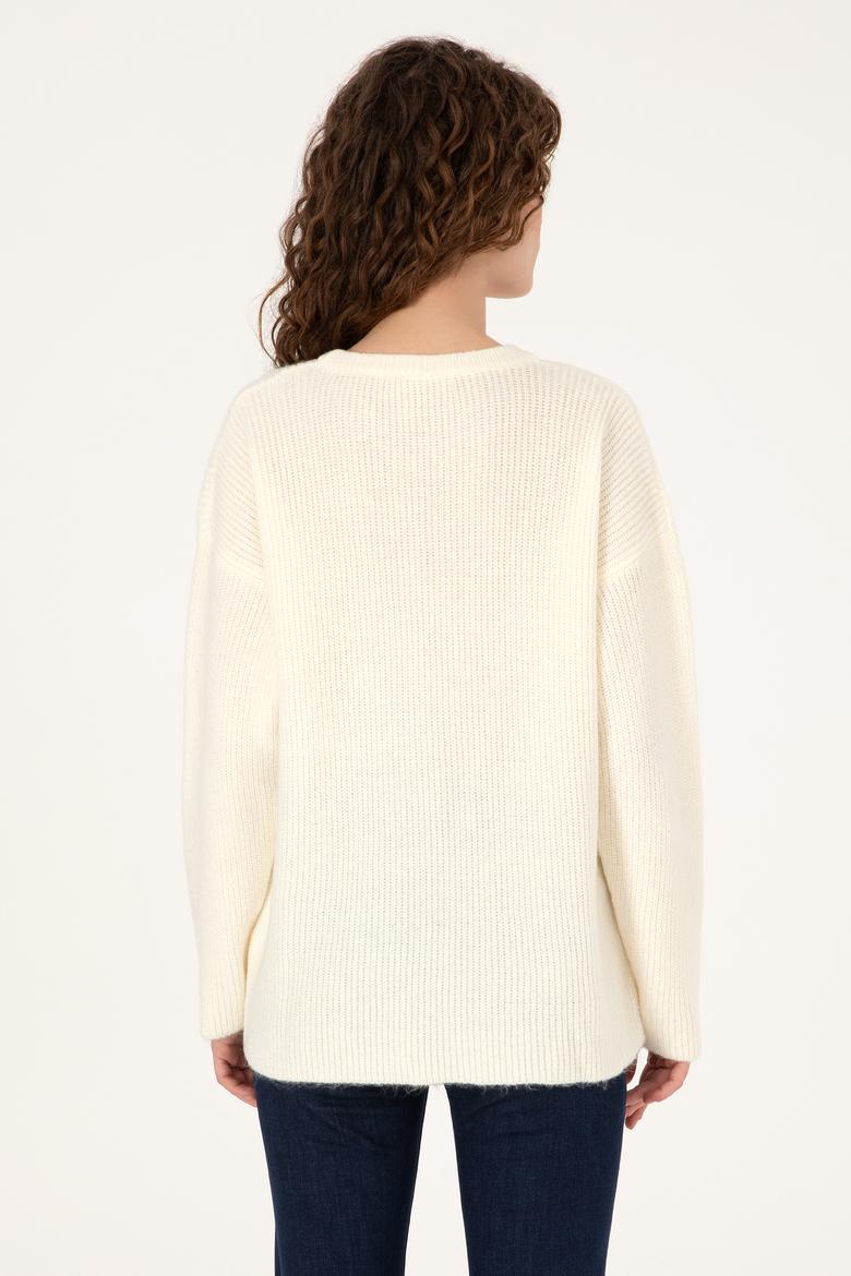 Kadın Krem Kazak - 50307894011