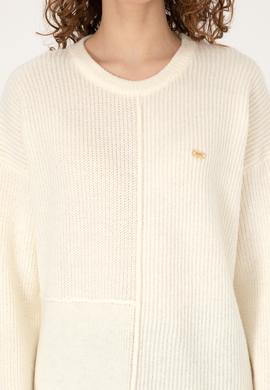 Kadın Krem Kazak - 50307894011