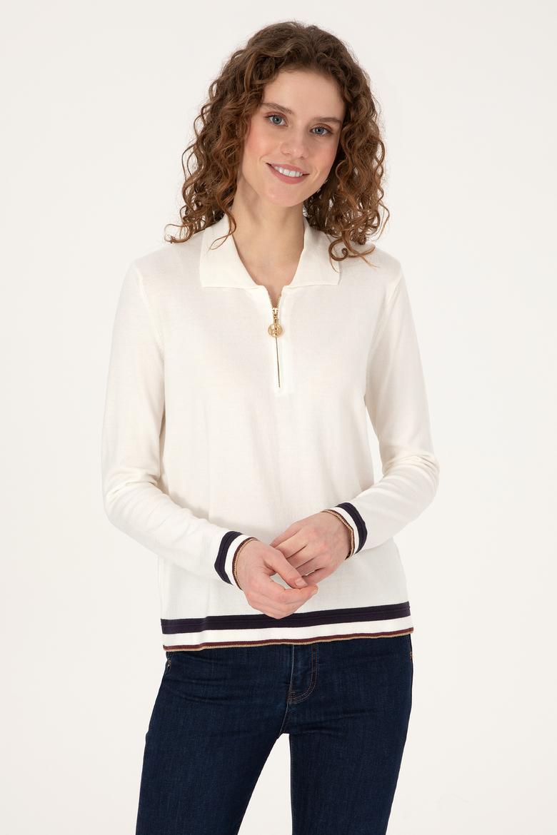 Kadın Krem Kazak - 50309661006