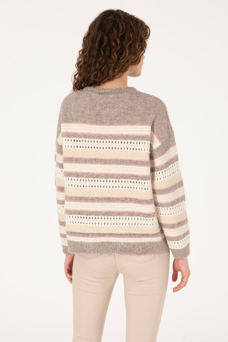 Kadın Krem Kazak - 50310205021