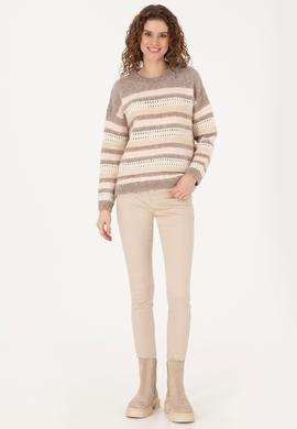 Kadın Krem Kazak - 50310205021