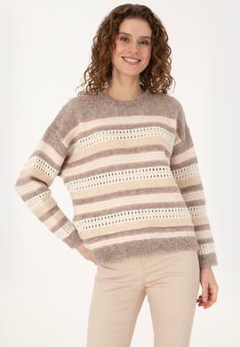 Kadın Krem Kazak - 50310205021