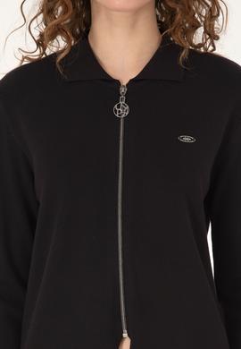 Kadın Siyah Triko Hırka - 50317375017