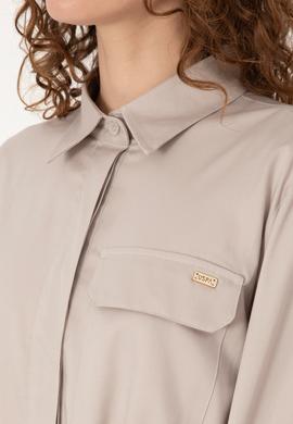 Kadın Taş Uzun Kollu Gömlek - 50316423015