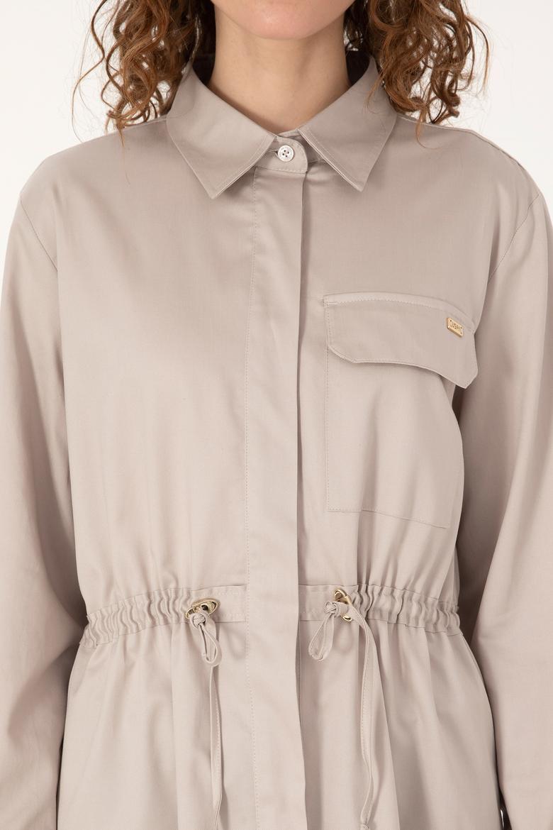 Kadın Taş Uzun Kollu Gömlek - 50316423015