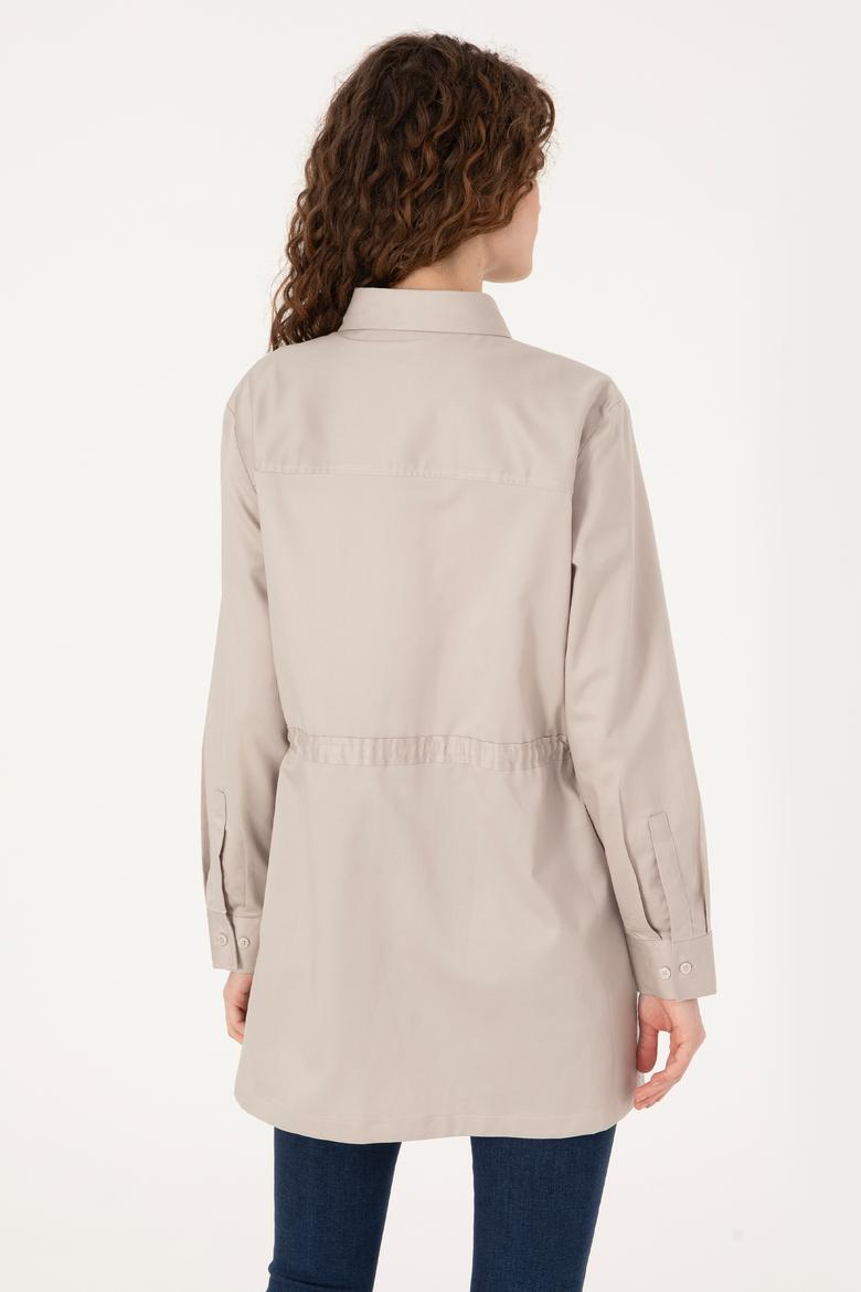 Kadın Taş Uzun Kollu Gömlek - 50316423015