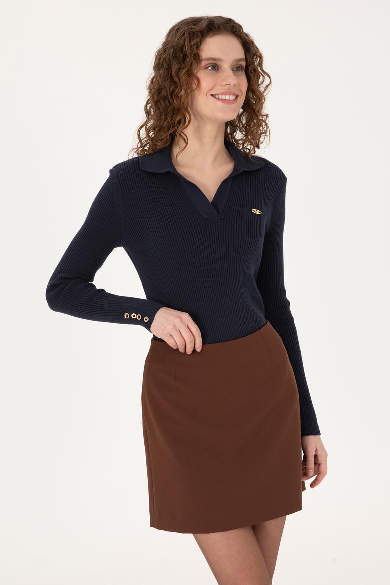 Kadın Lacivert Kazak - 50317524005