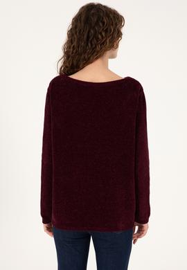 Kadın Bordo Kazak - 50310047011