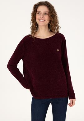 Kadın Bordo Kazak - 50310047011