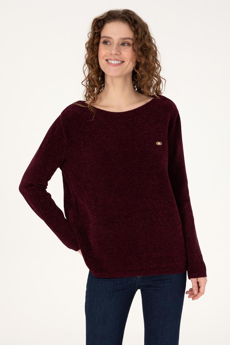 Kadın Bordo Kazak - 50310047011