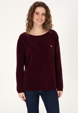 Kadın Bordo Kazak - 50310047011