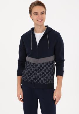 Erkek Lacivert Örme Hırka - 50315668006