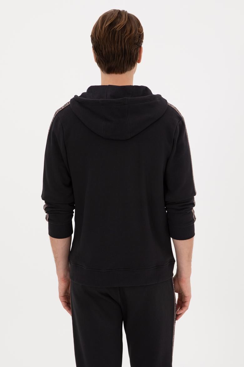 Erkek Siyah Örme Hırka - 50315808011