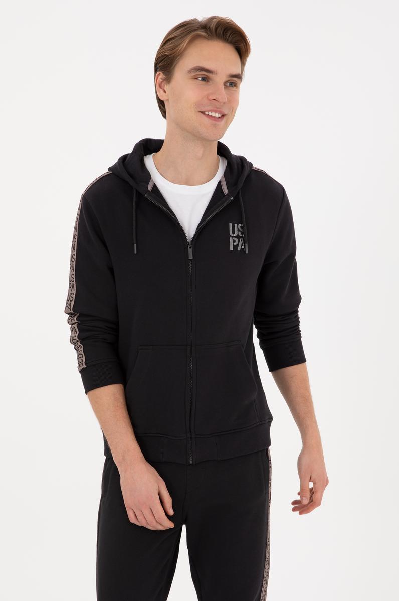 Erkek Siyah Örme Hırka