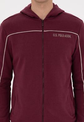 Erkek Bordo Örme Hırka - 50315746009