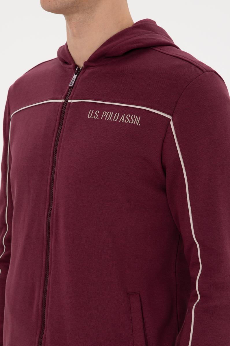 Erkek Bordo Örme Hırka