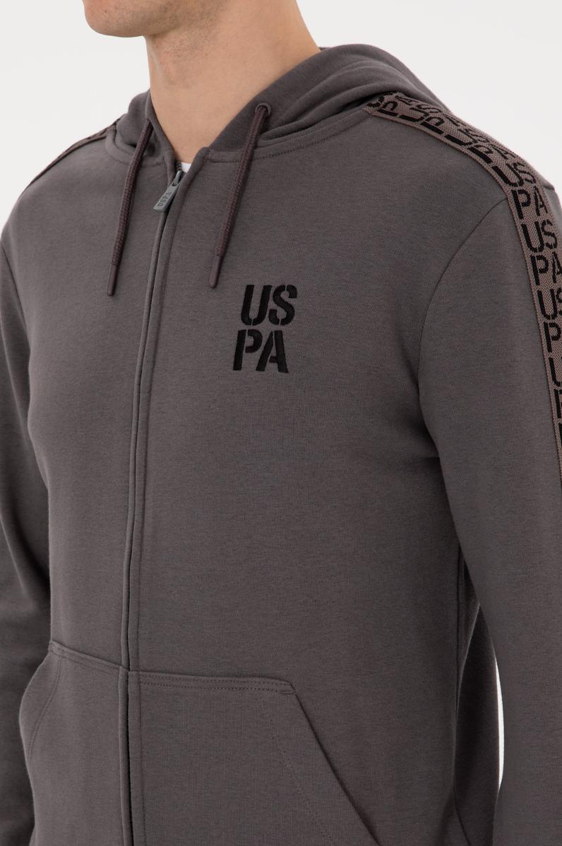 Erkek Gri Örme Hırka