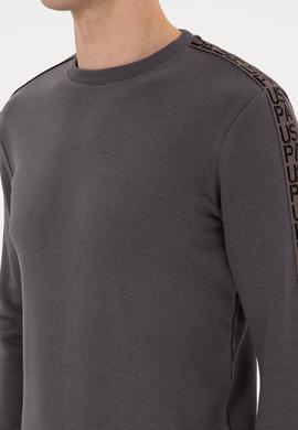 Erkek Regular Fit Bisiklet Yaka Gri Sweatshirt - 50316363025