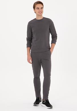 Erkek Regular Fit Bisiklet Yaka Gri Sweatshirt - 50316363025