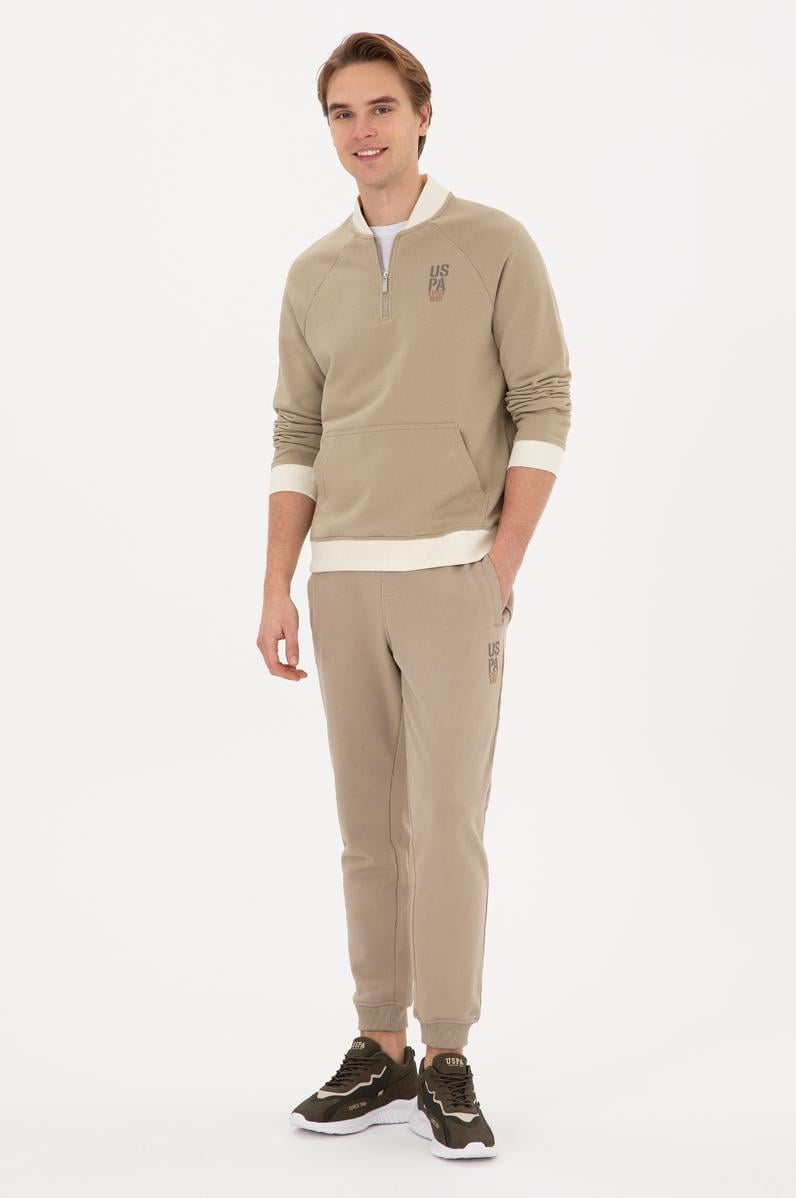 Erkek Açık Haki Eşofman Altı