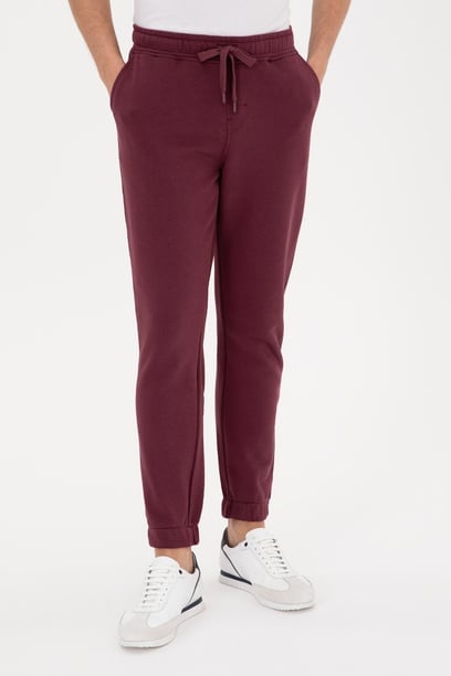 Erkek Bordo Eşofman Altı