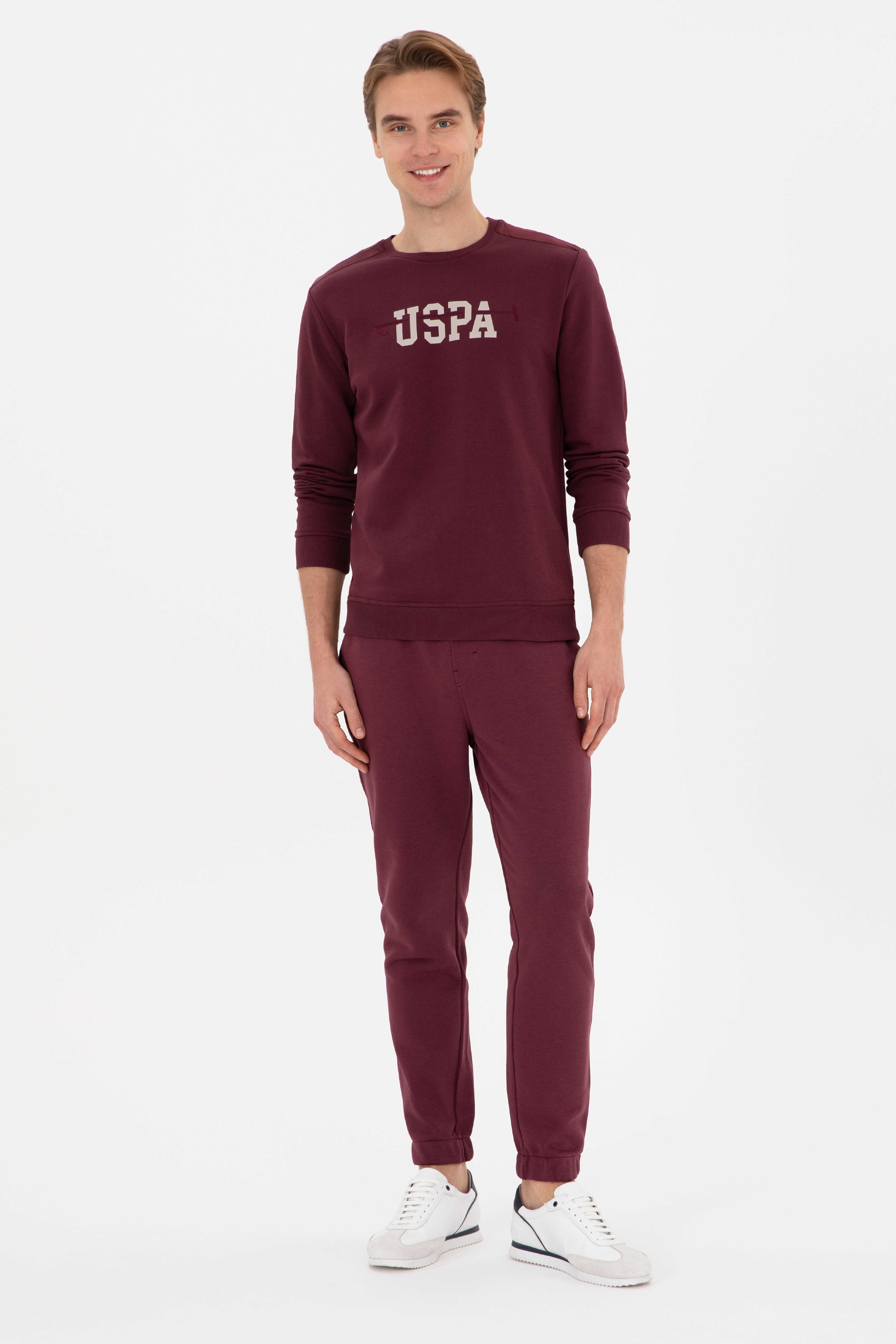 Erkek Bordo Eşofman Altı - Image 3