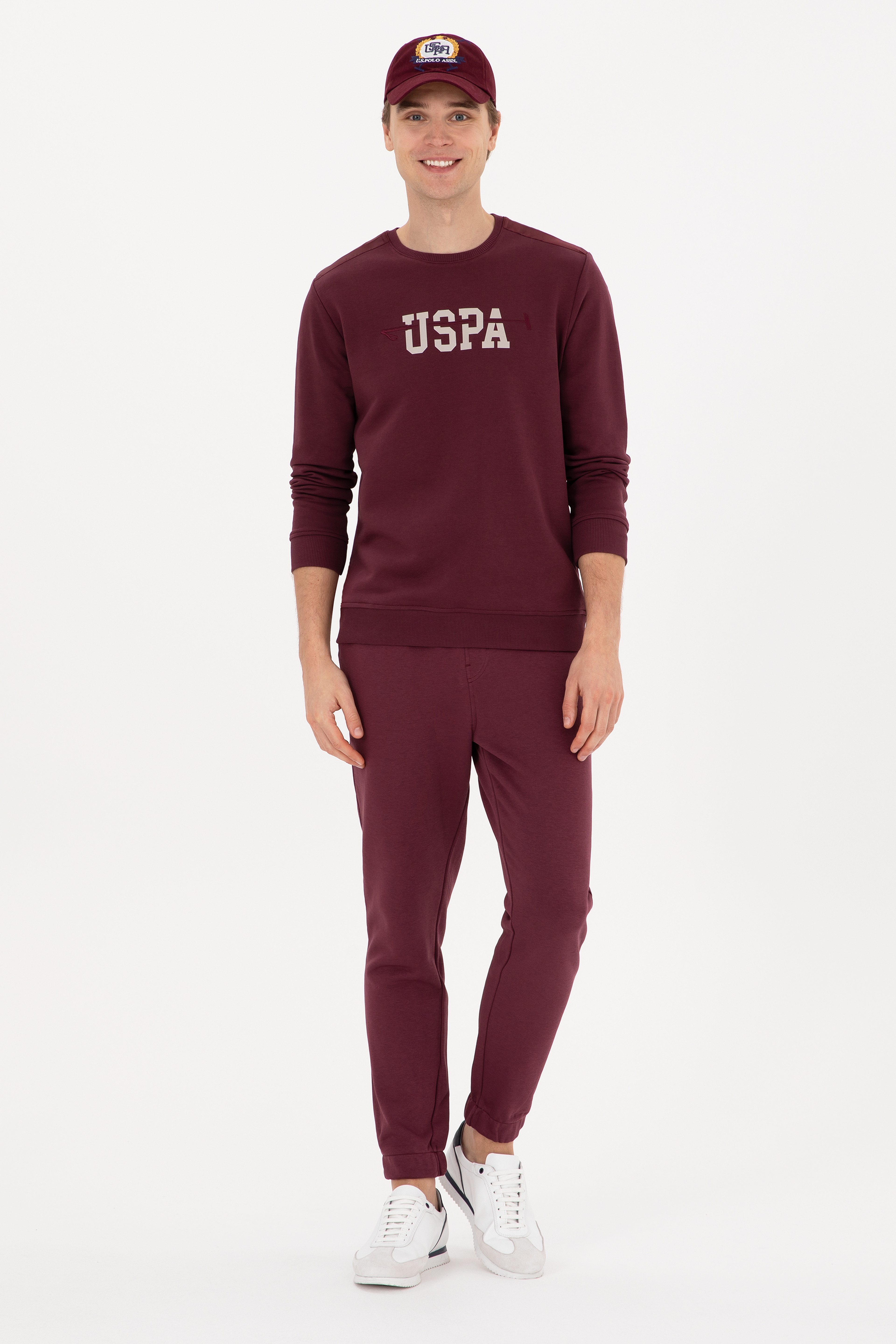 Erkek Bordo Eşofman Altı - Image 1