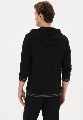 Erkek Siyah Örme Hırka - 50316355018